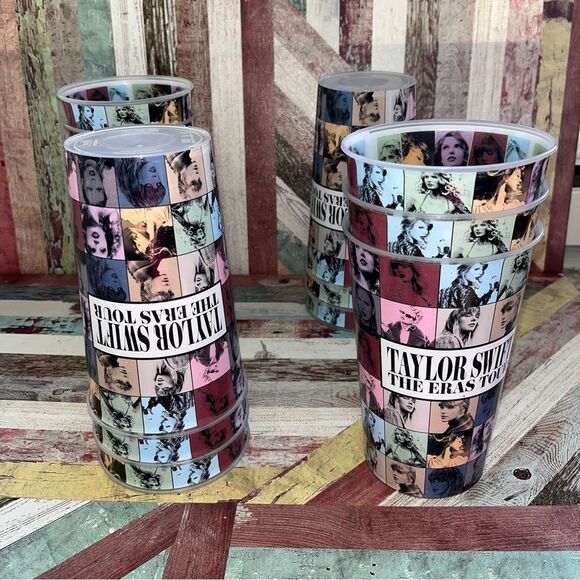 Taylor Swift Other - Taylor Swift The Eras Tour Plastic Cups (12) NEW AMC Movies Collector 32 Oz